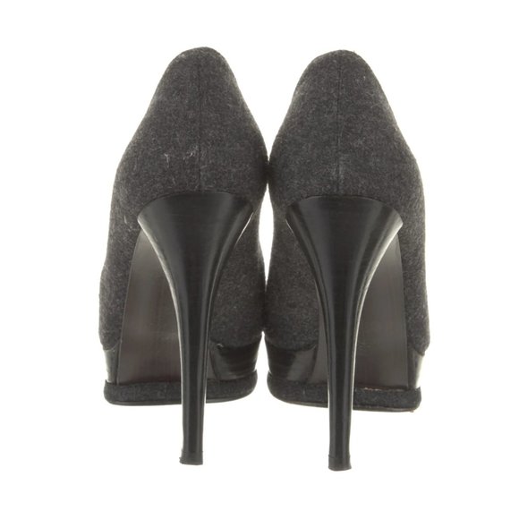 EUC STUART WEITZMAN Wool Platform Pumps - Picture 5 of 15